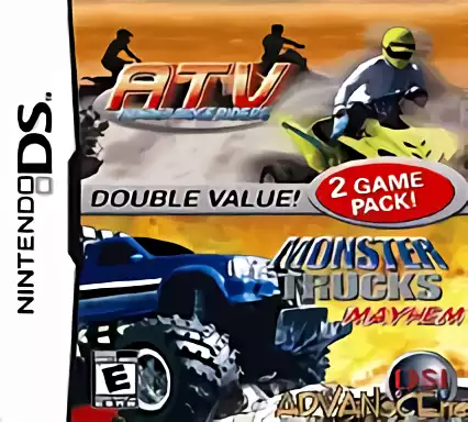 ROM ATV Thunder Ridge Riders + Monster Trucks Mayhem (2 Game Pack)